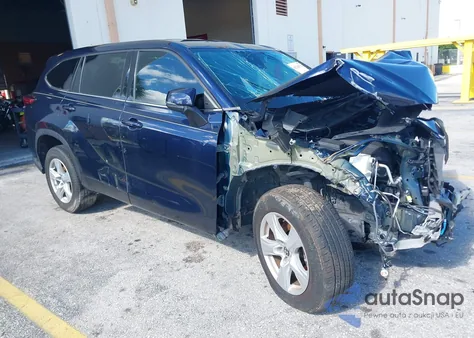 2021 Toyota Highlander L from USA, damaged, VIN 5TDCZRAH0MS078583